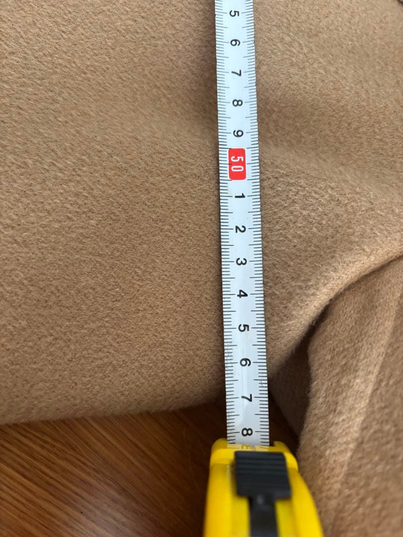 レリアン　イタリア製　ベージュ ウールコート 9号