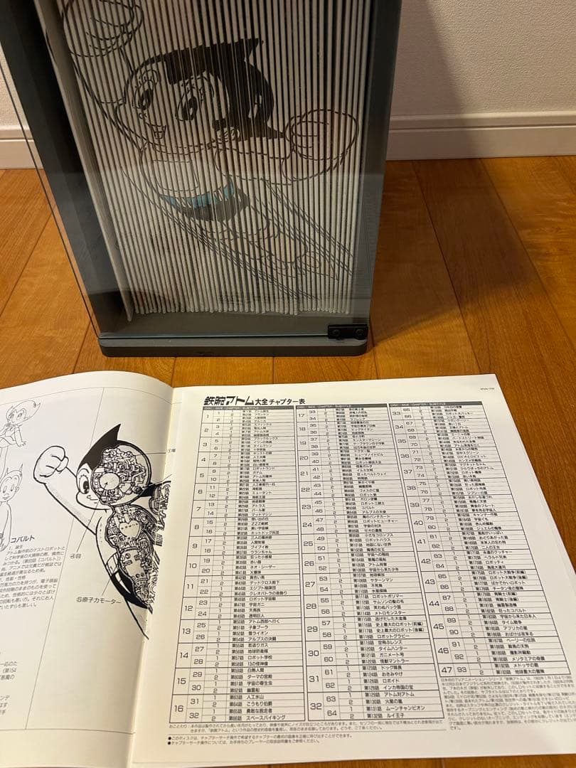 鉄腕アトム　レーザーディスク　47巻セット保管ガラスケース入り　未開封あり