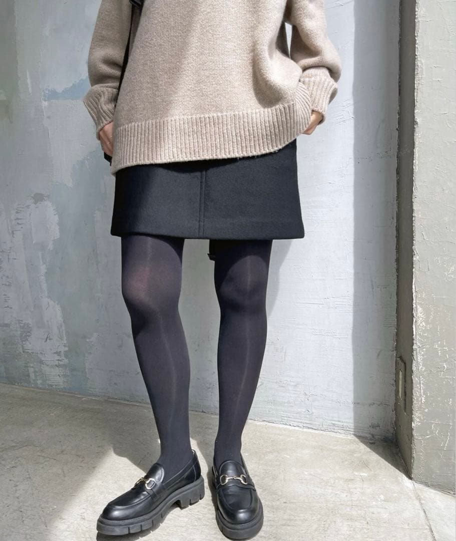 Spick and Span メルトンAラインミニスカート　サイズ36