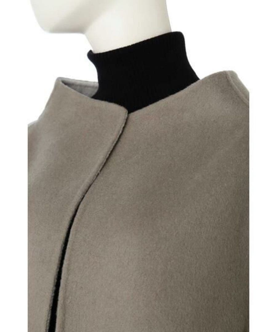 カシミヤ混 ADORE アドーア ２ＴＯＮＥリバー ジャケット