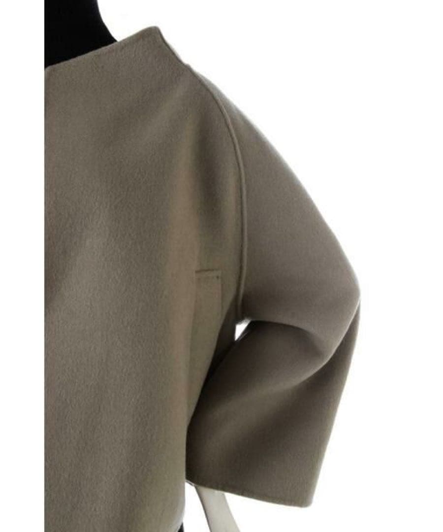 カシミヤ混 ADORE アドーア ２ＴＯＮＥリバー ジャケット