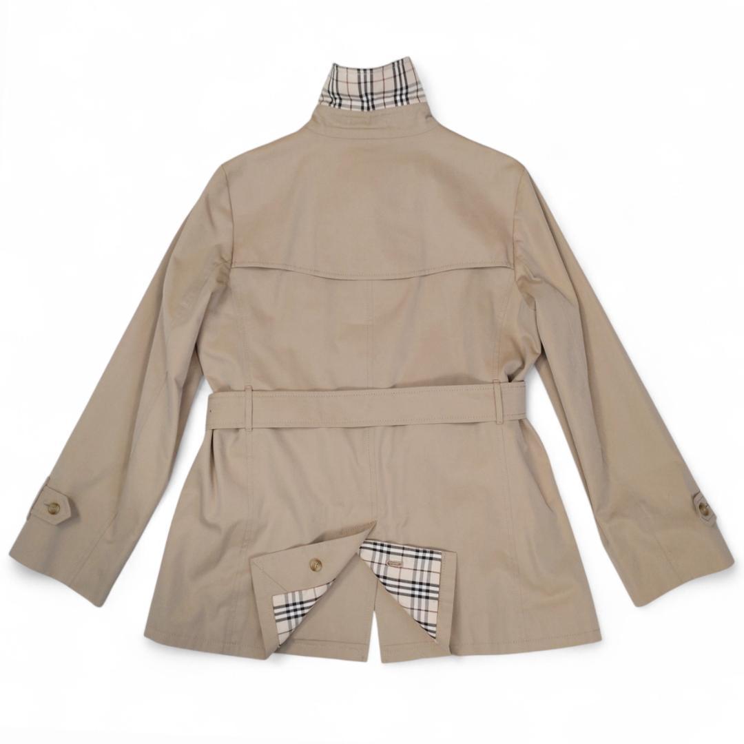 極美品✨バーバリーロンドン 三陽商会 ステンカラー ショートコート Aライン L