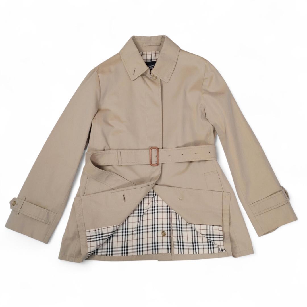 極美品✨バーバリーロンドン 三陽商会 ステンカラー ショートコート Aライン L