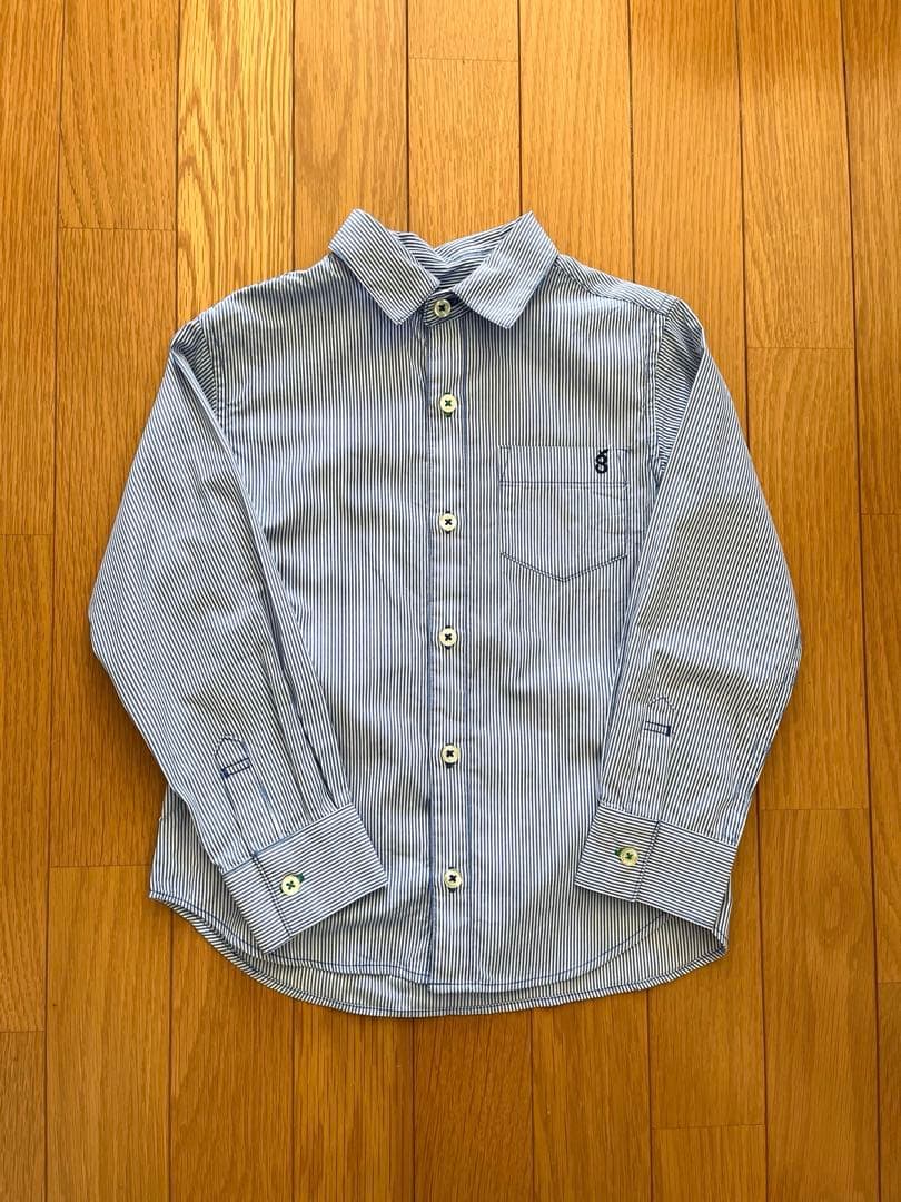 【クリーニング済】グリーンレーベル 120男の子 卒園入学スーツ6点セット