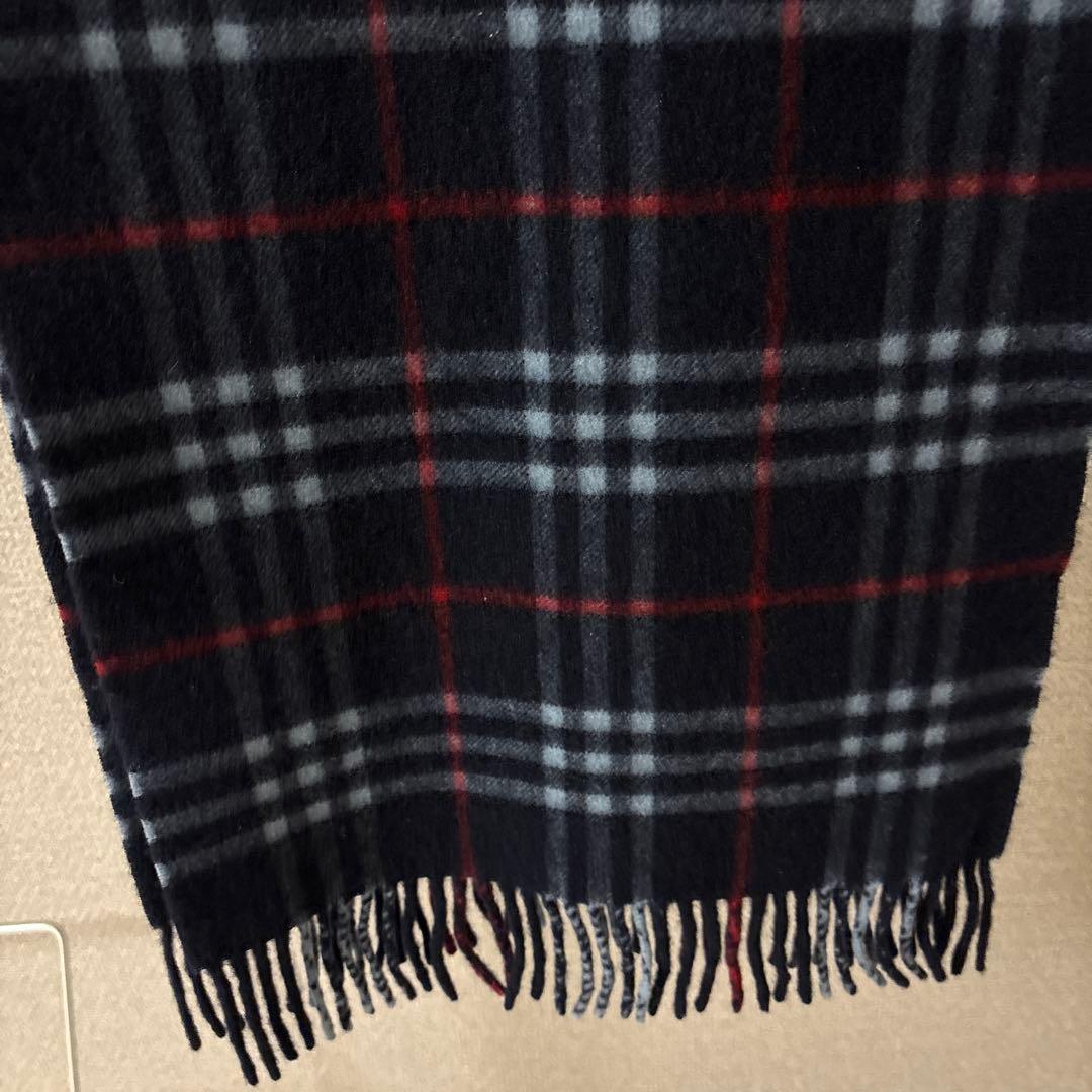 【新品・未使用】BURBERRY 100% CASHMERE マフラー