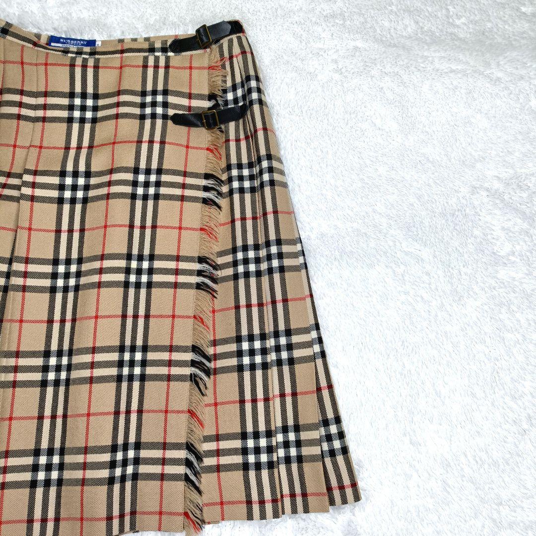 BURBERRY BLUE LABEL ノバチェック プリーツスカート 38