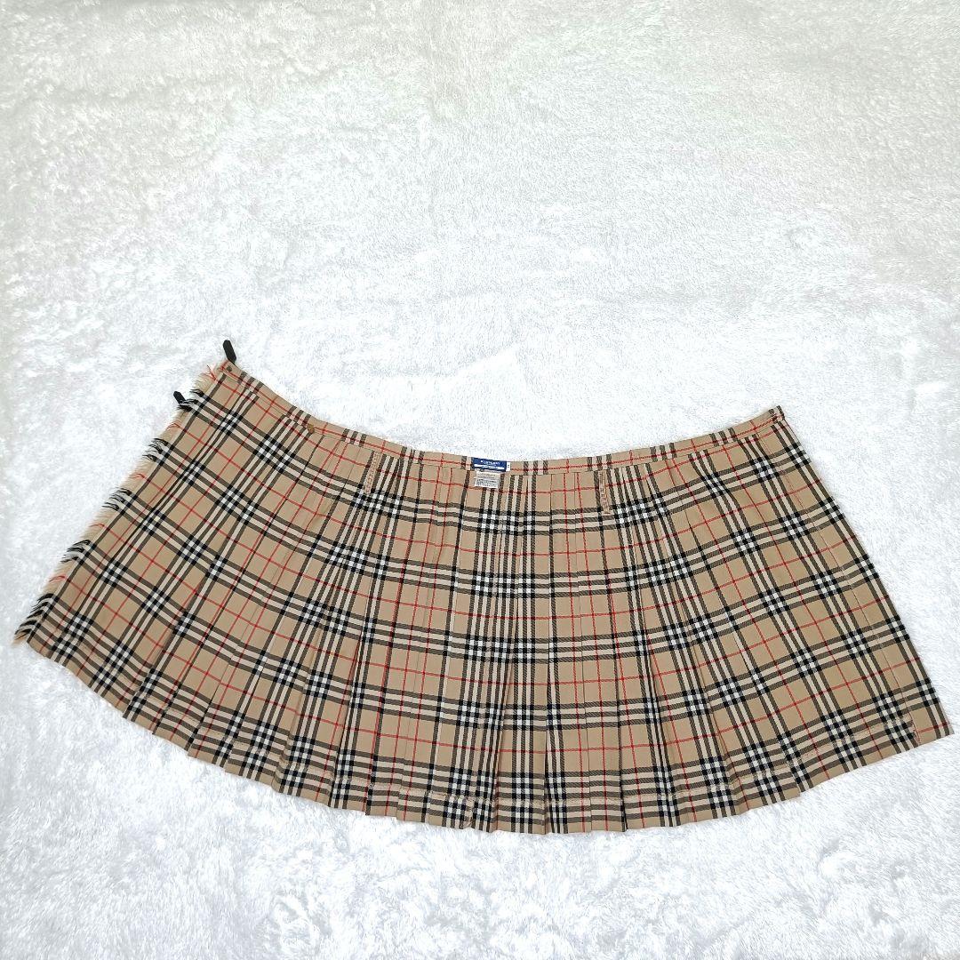 BURBERRY BLUE LABEL ノバチェック プリーツスカート 38
