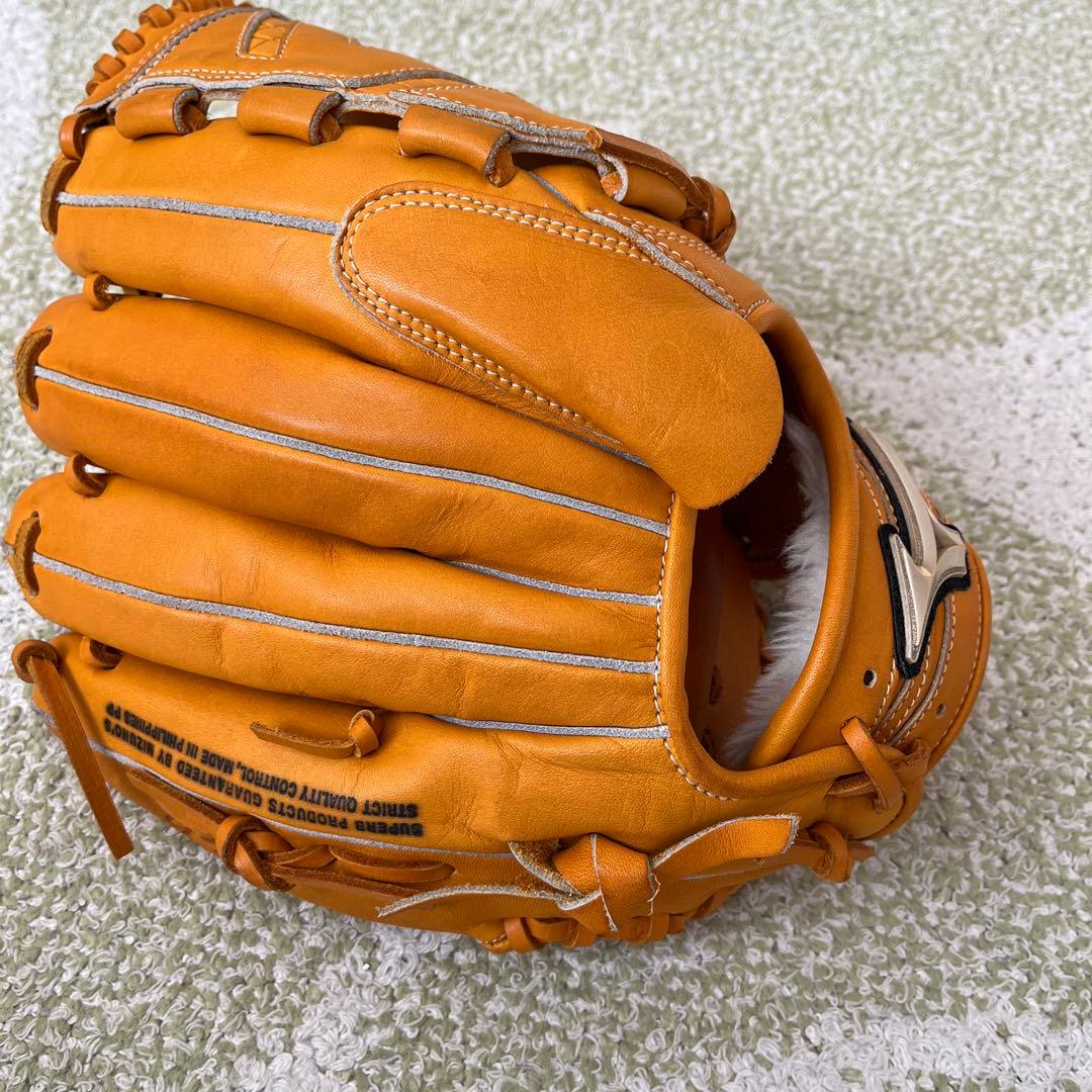 Mizuno Global Elite 硬式グローブ オレンジ
