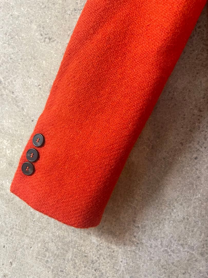 【極美品✨】ウィークエンド ハリスツイード ダブルブレストミディコート