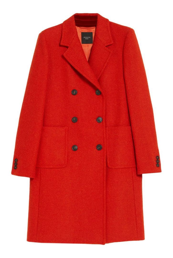 【極美品✨】ウィークエンド ハリスツイード ダブルブレストミディコート