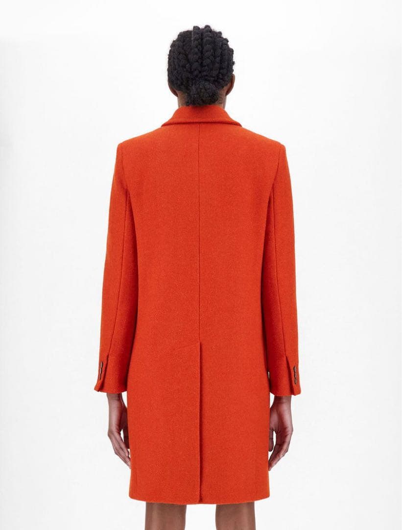 【極美品✨】ウィークエンド ハリスツイード ダブルブレストミディコート