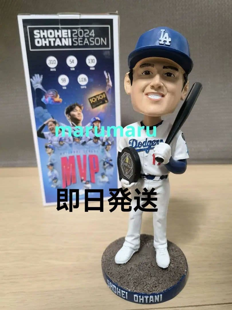 [本物]4月2日 4/2来場者限定 大谷翔平 2024 MVP ボブルヘッド ⓐ