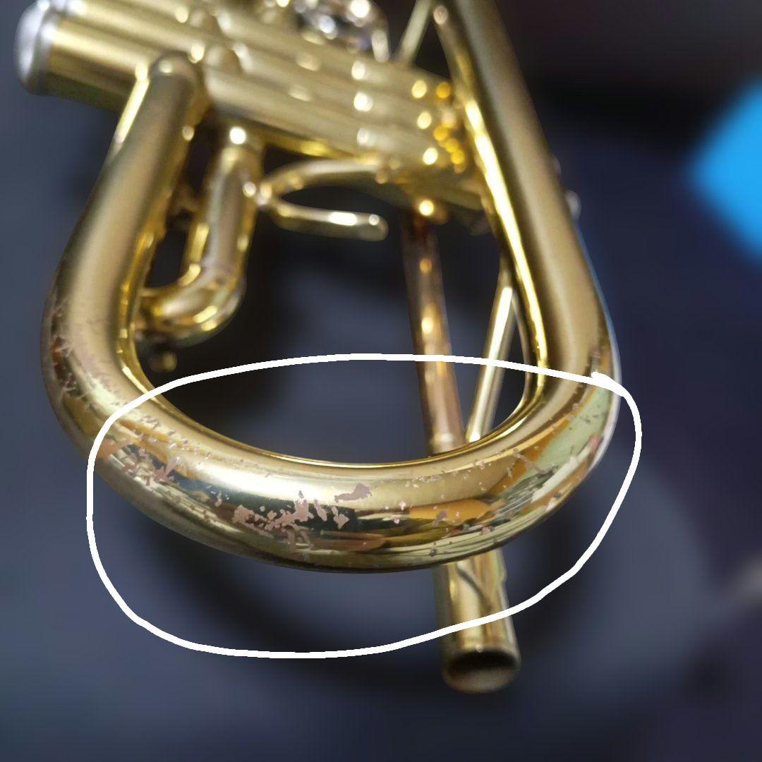 ミネルバ Minerva トランペット MTR-P ゴールド ケース付き 台湾製