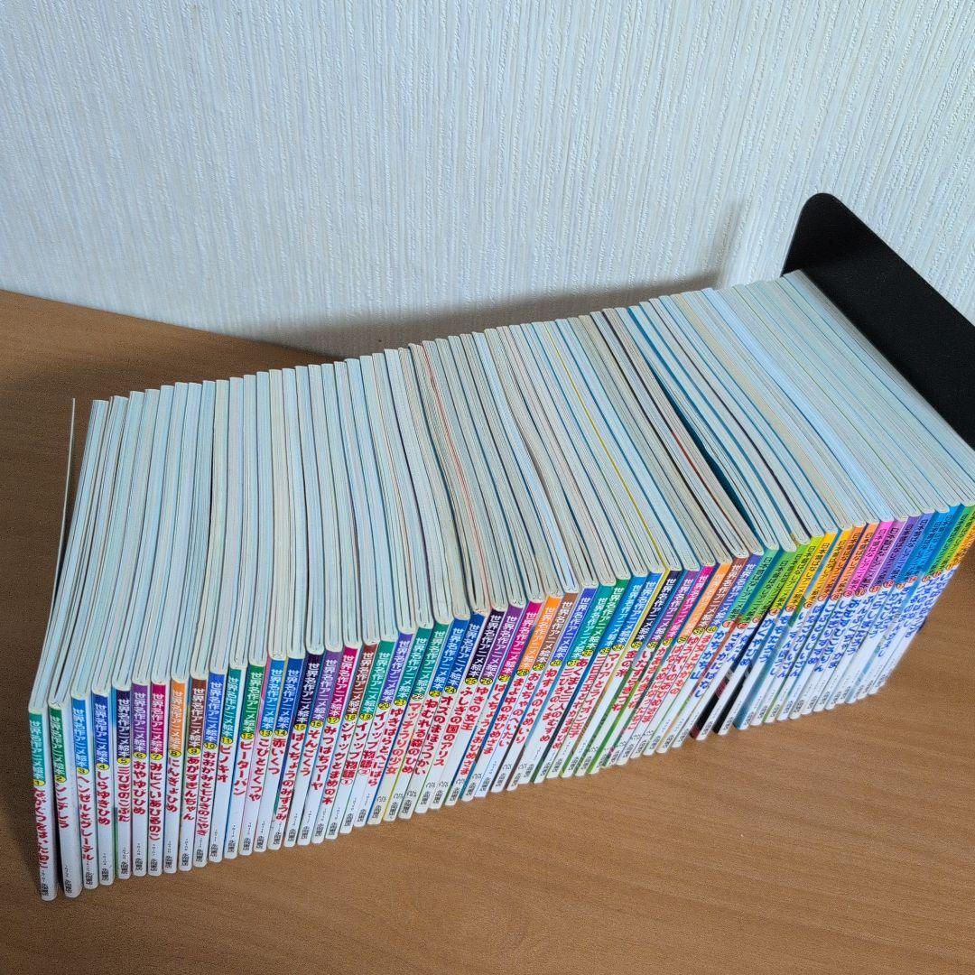 世界名作アニメ絵本全40巻、日本昔ばなしアニメ絵本全18巻セット