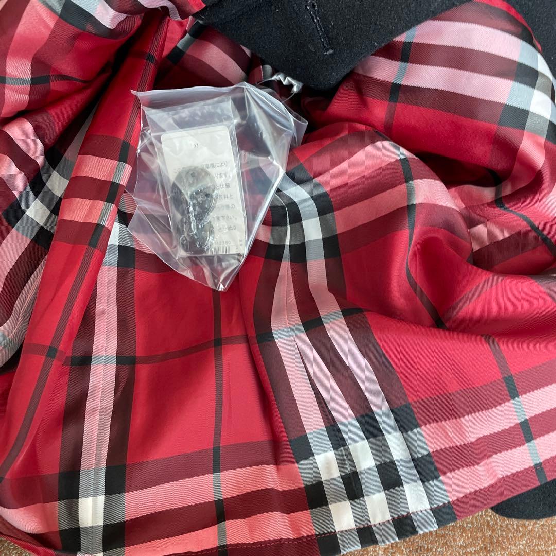 バーバリーブルーレーベル　チェック　コート