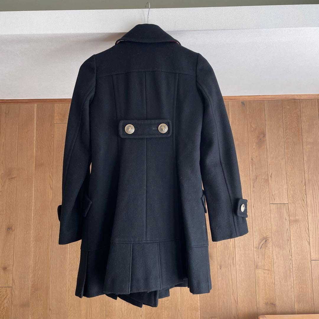 バーバリーブルーレーベル　チェック　コート