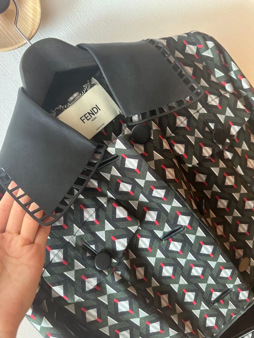 l*o様 【FENDI極美品】Sサイズ/ウエスト切り替え2WAYロングコート 即