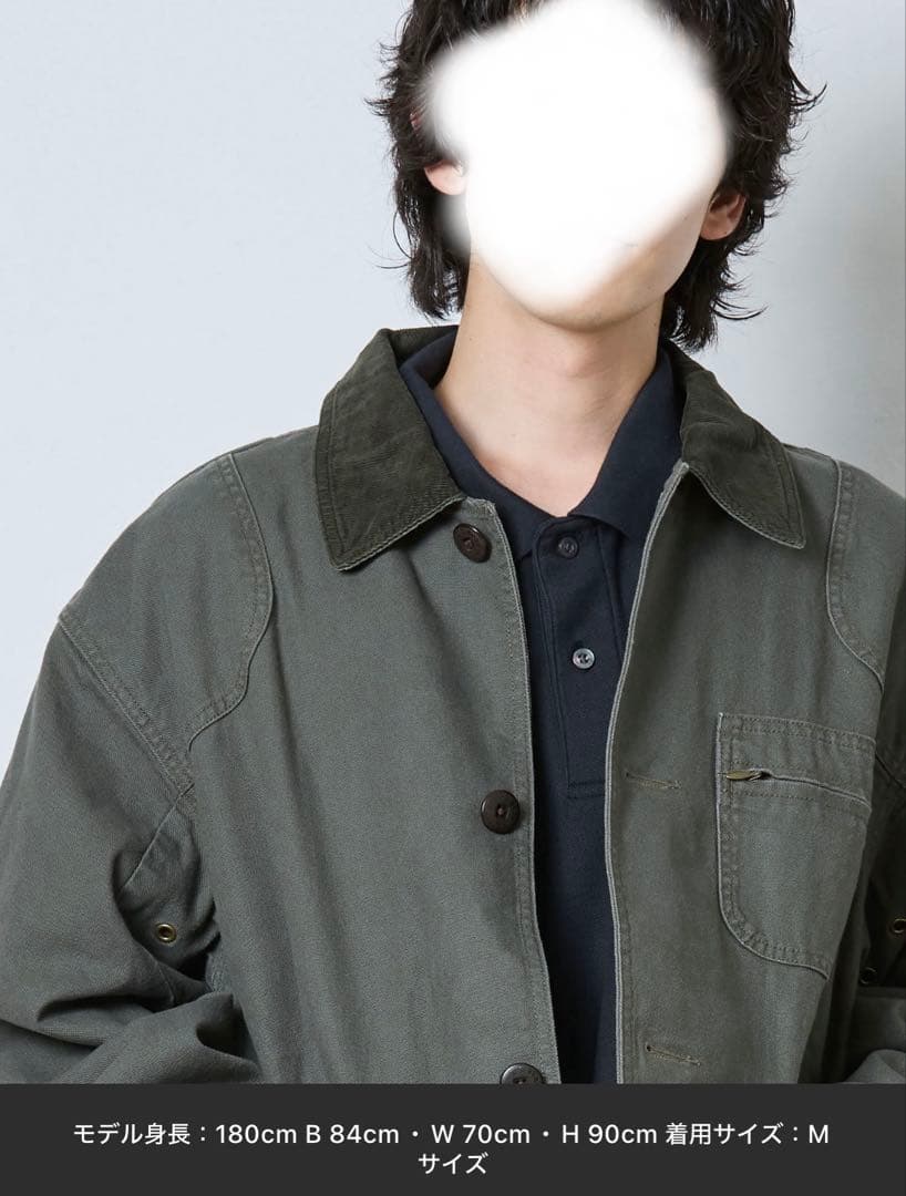 オリーブグリーン ミリタリージャケット Mサイズ
