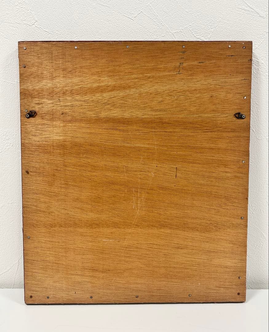 高原鉄男★板絵★縦38.5㎝✖️横33㎝