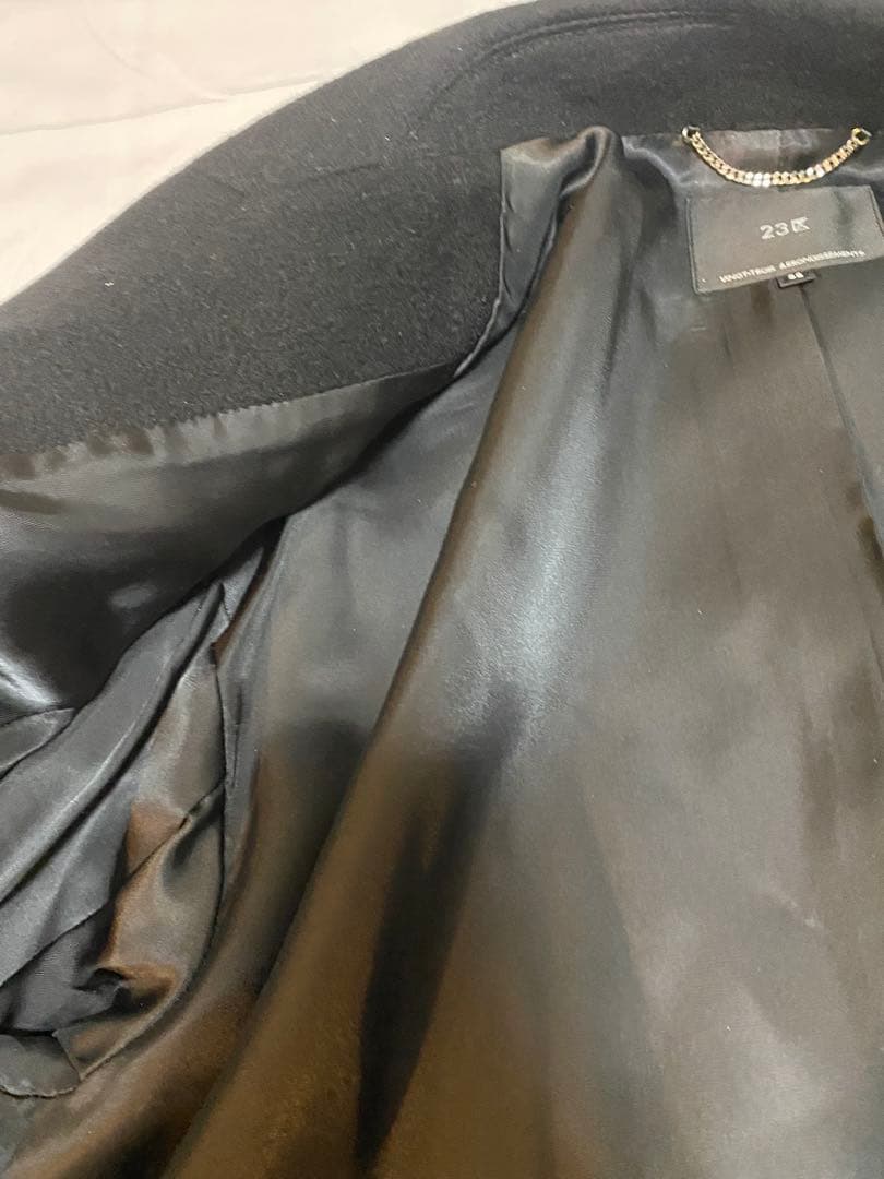 23区　ウールカシミア　チェスターコート