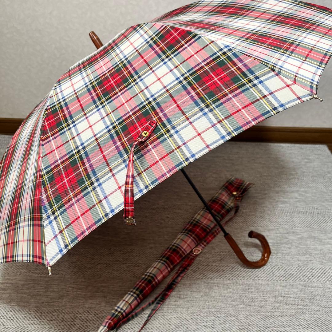 Ralph Lauren ラルフローレン　タータンチェックマルチカラー　長傘