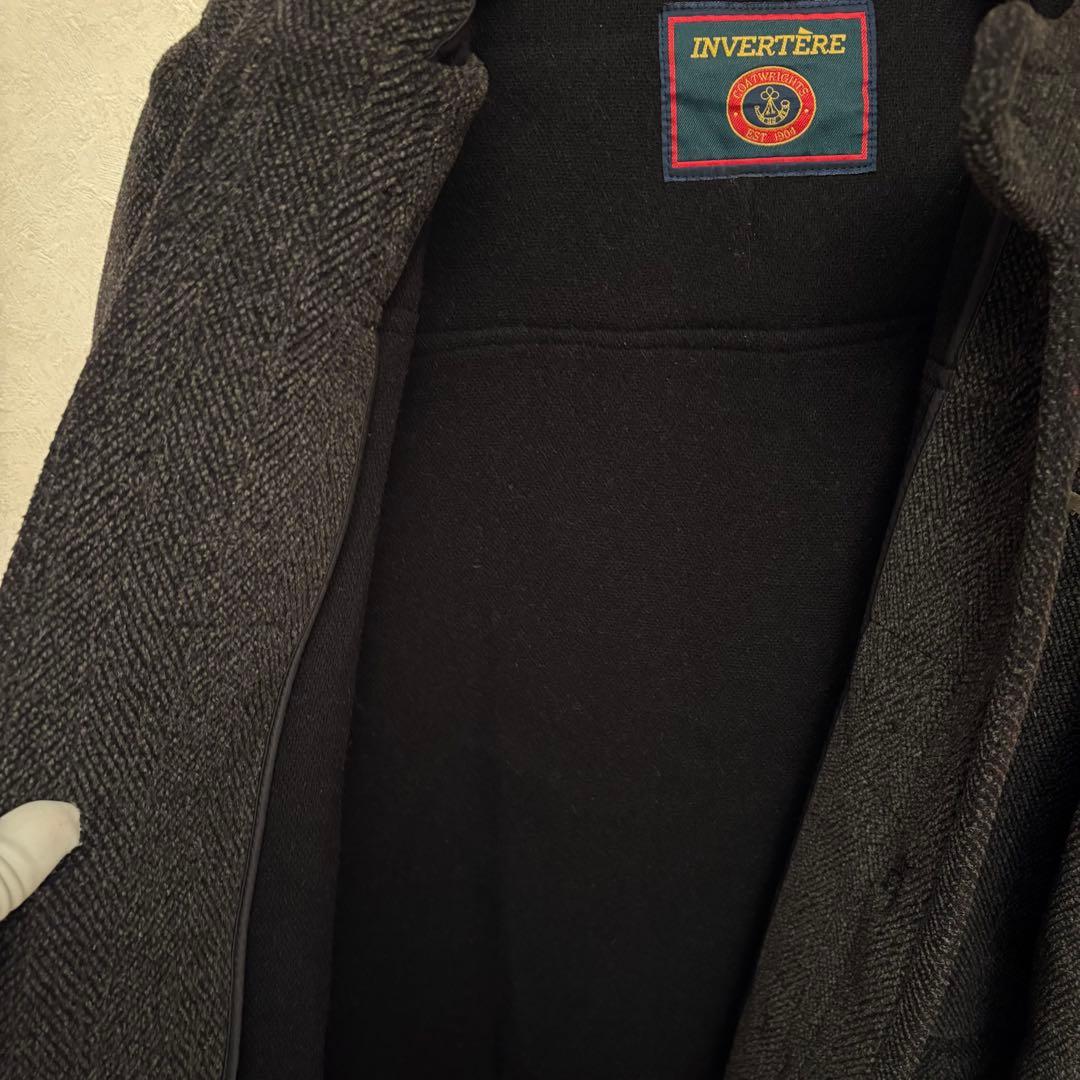 INVERTERE インバーティア ダッフルコート ウール100 チャコール