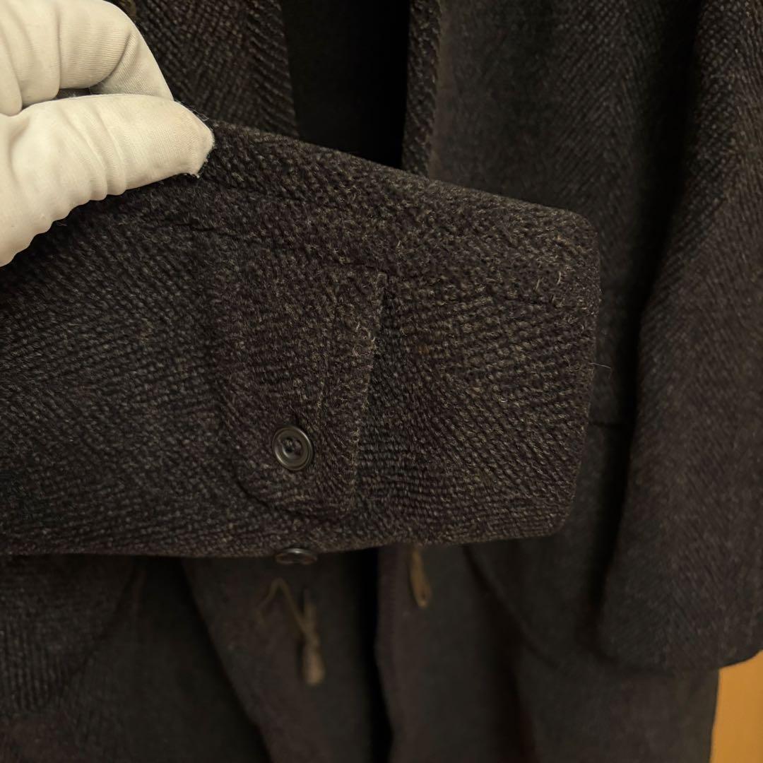 INVERTERE インバーティア ダッフルコート ウール100 チャコール