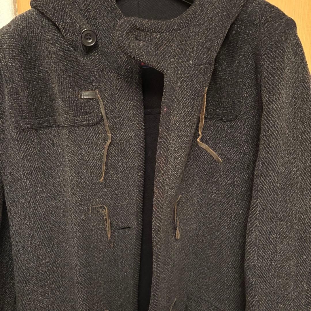 INVERTERE インバーティア ダッフルコート ウール100 チャコール