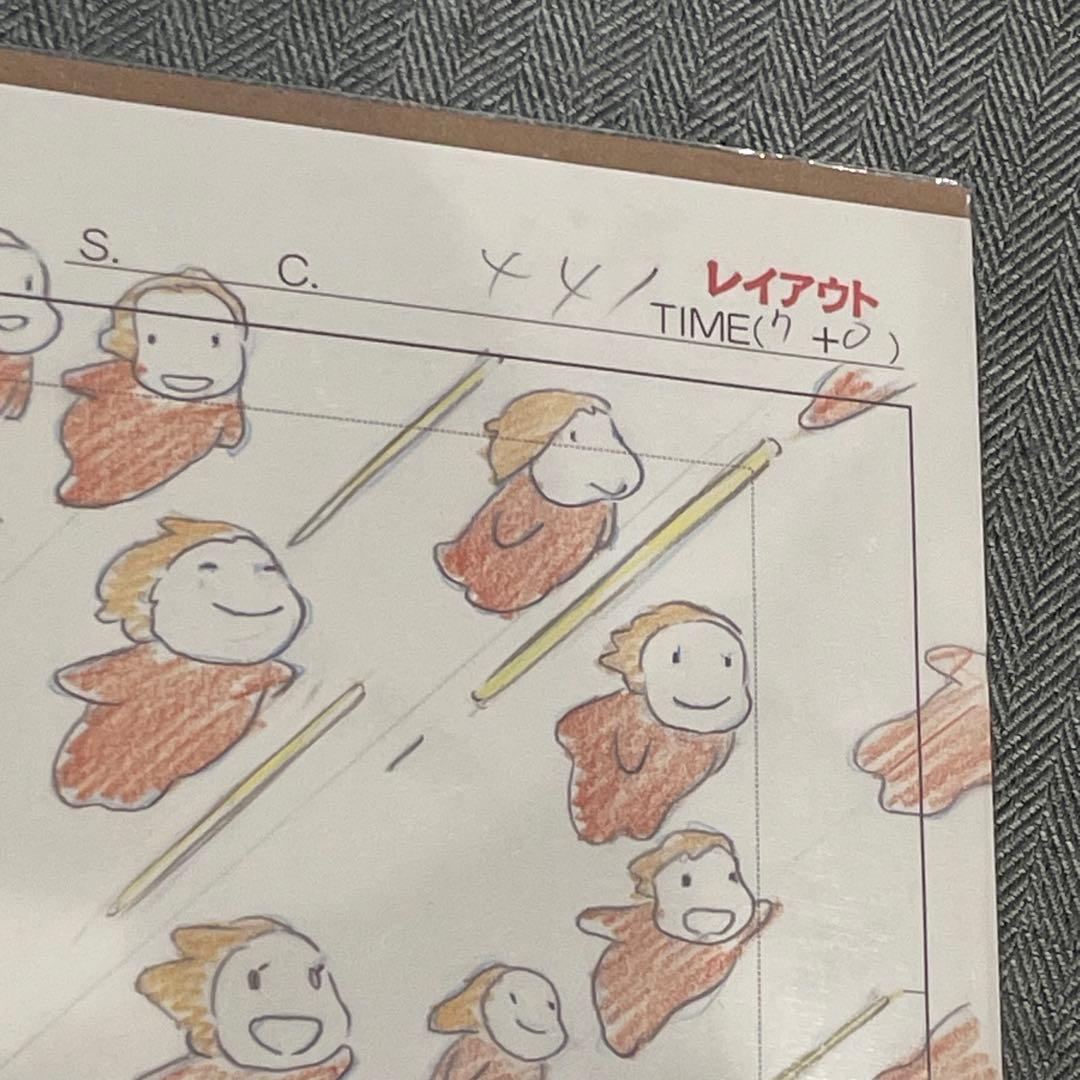 スタジオジブリ レイアウト展 崖の上のポニョ 実寸レプリカ