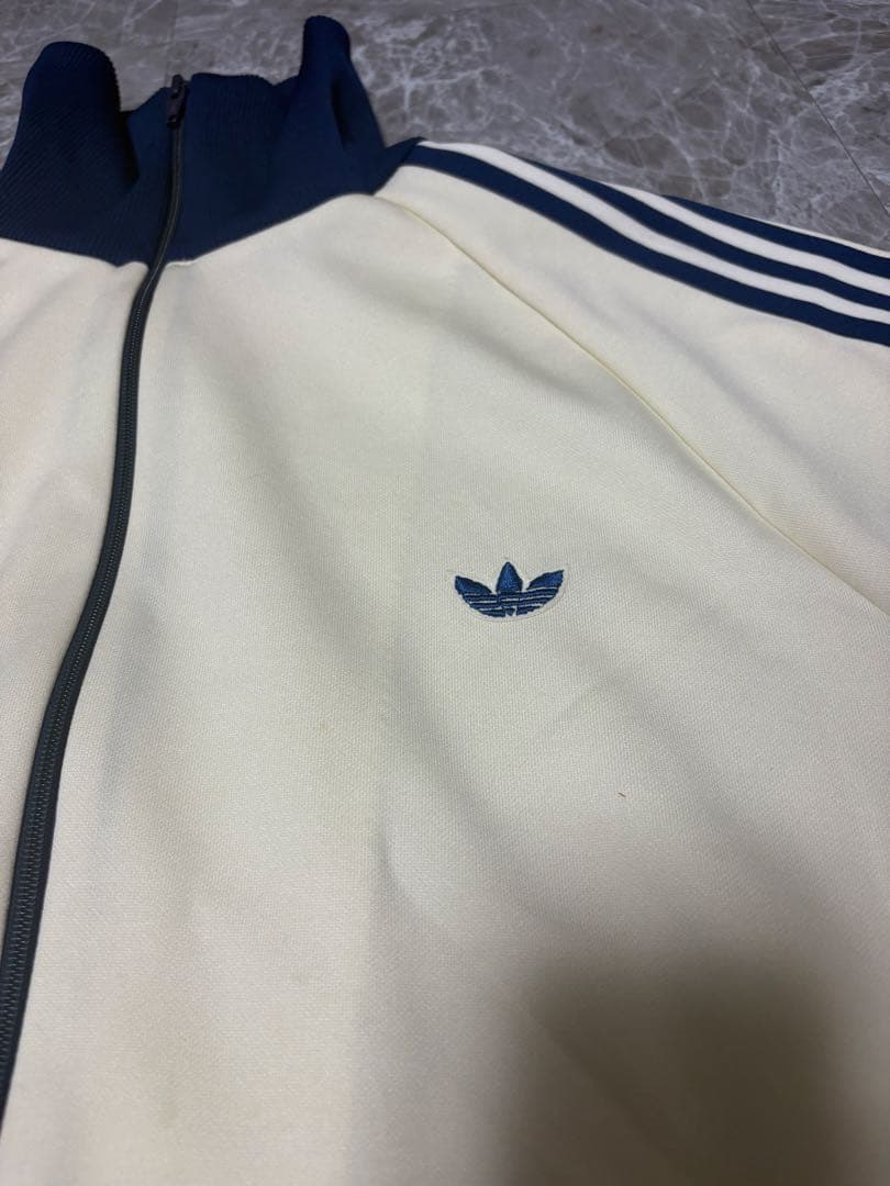 80s adidas トラックジャケット デサント製 6号 XL相当