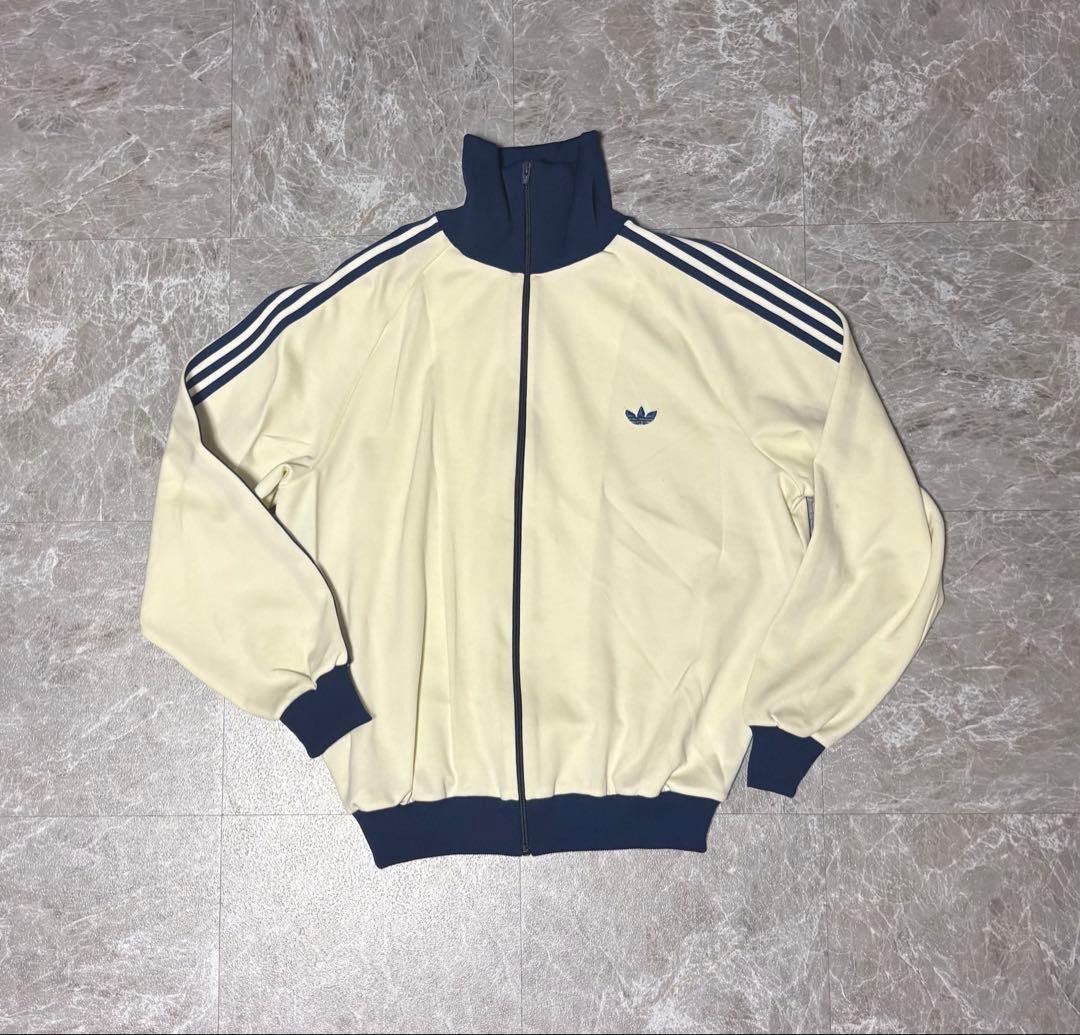 80s adidas トラックジャケット デサント製 6号 XL相当