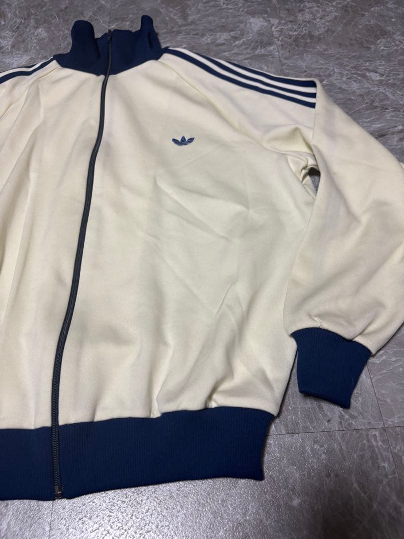 80s adidas トラックジャケット デサント製 6号 XL相当