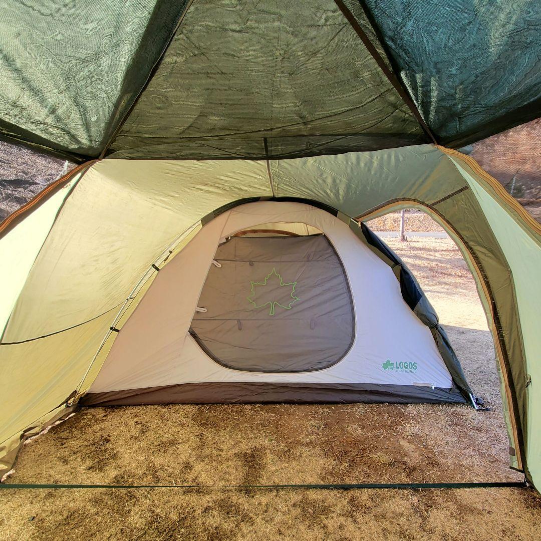 新品未使用 ロゴス neos panelダブルリビングドーム xl-bj