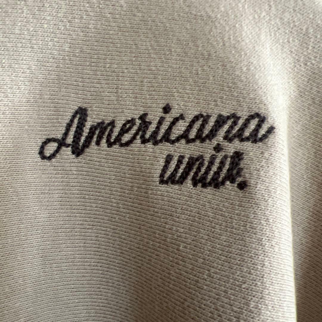 AMERICANA Preps sweat ベージュ Fサイズ