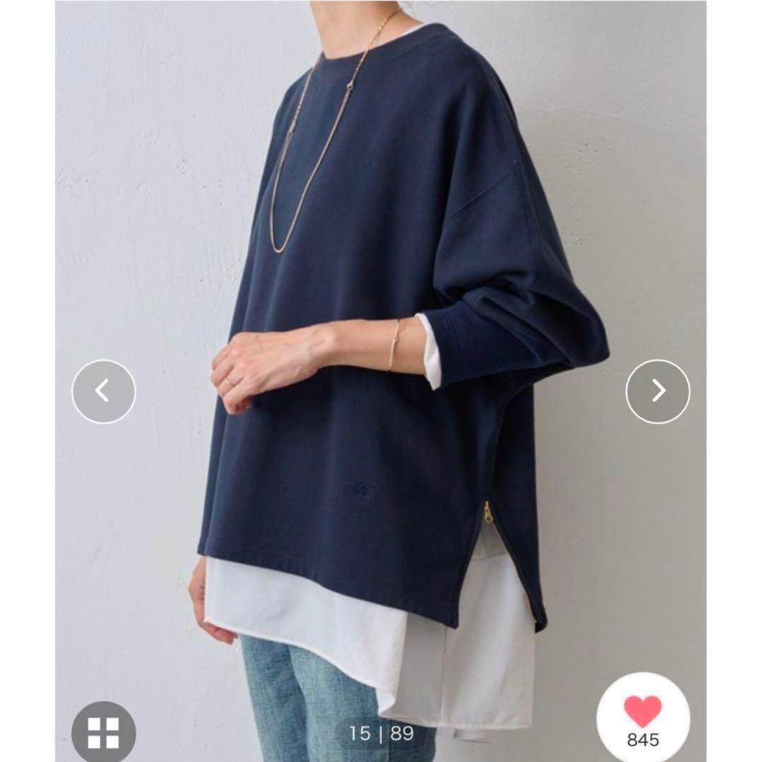 新品未使用タグ付き！BEARDSLEY　BA刺繍入りドルマントレーナー