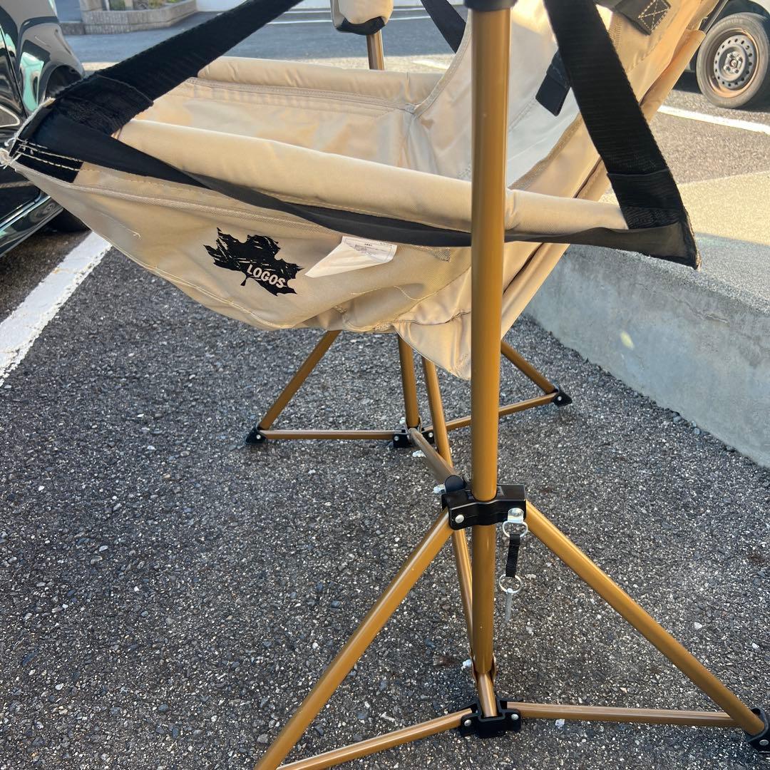 折りたたみアウトドアチェア ベージュ