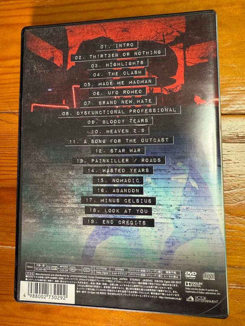 ミュージック BACKYARD BABIES LIVE AT CIRKUS DVD+ CD