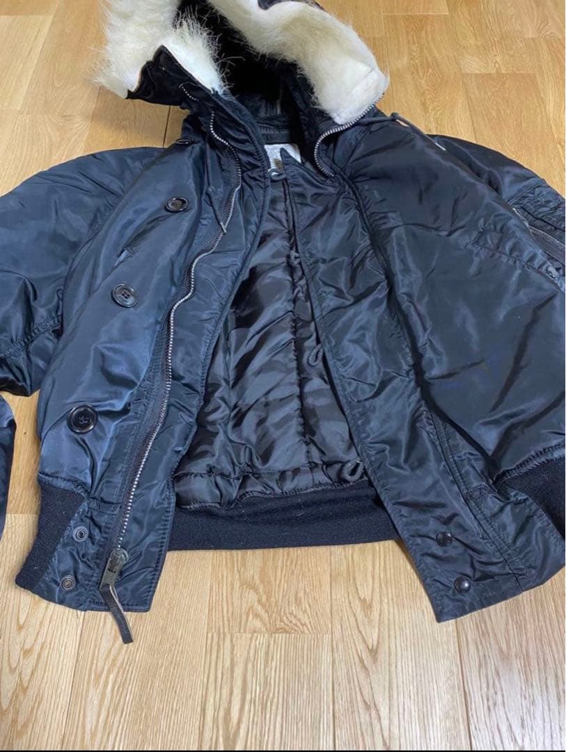 N2b フライトジャケット ブラック L USA製