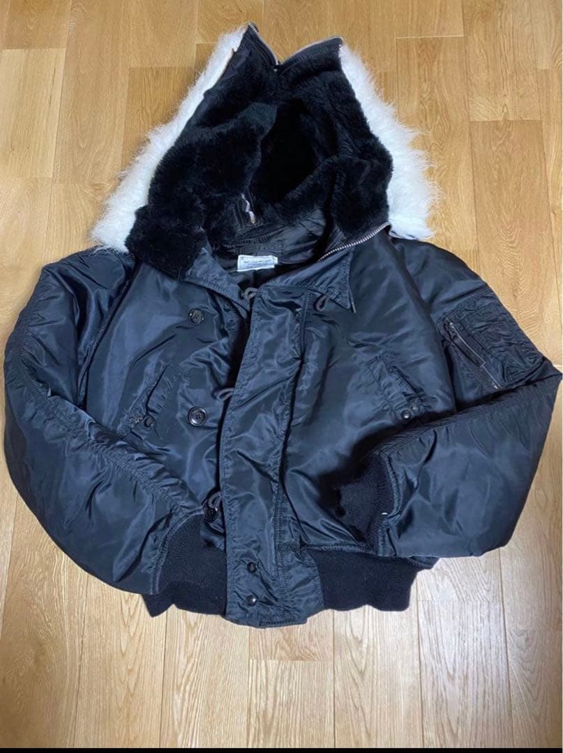 N2b フライトジャケット ブラック L USA製