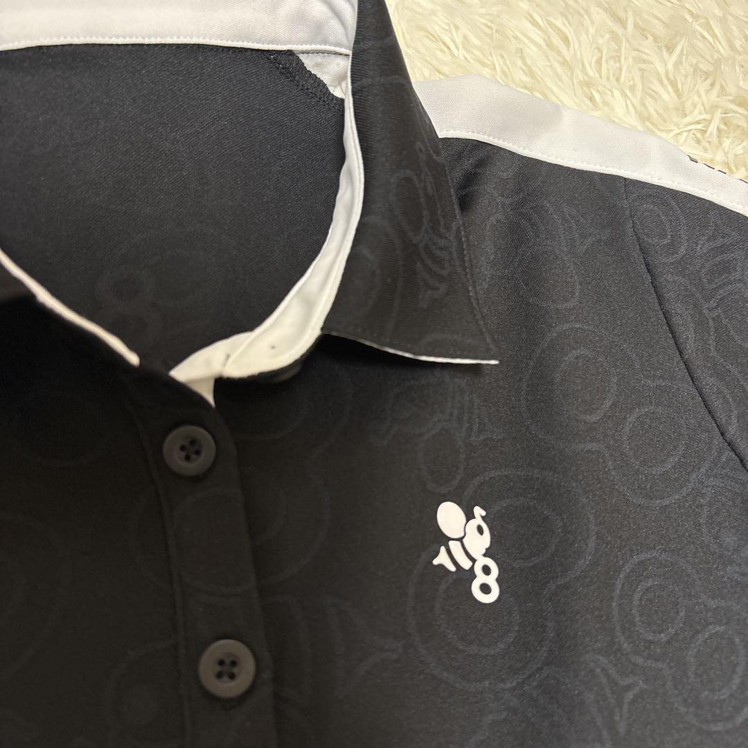 8ヤーズ セットアップ ポロシャツ ミニスカート 黒 Ｓ