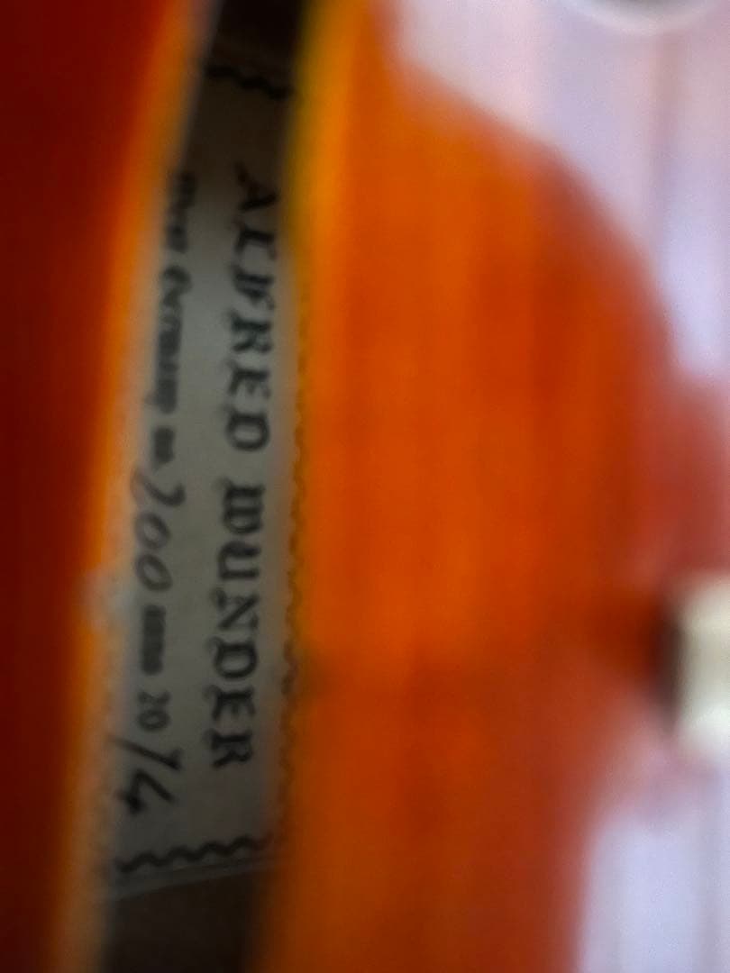 Alfred Wunder バイオリン4/4 2014製