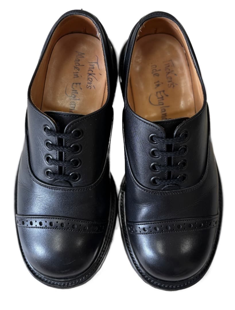 稀少 QUILP by Trickers ボックスカーフ UK4-5 定価14万