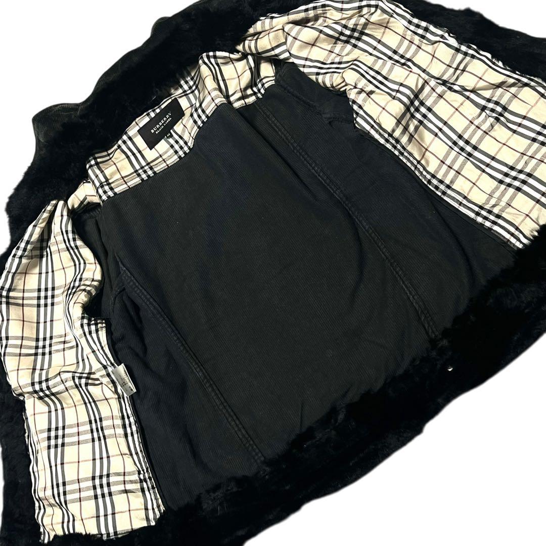 【ラビット・M】BURBERRY BLACK LABEL コーデュロイジャケット