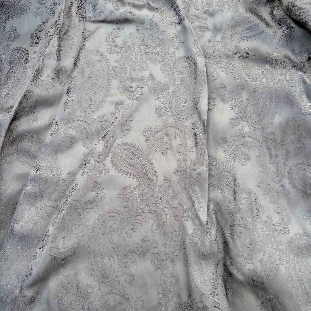 ナポレオンジャケット Pコート ウール混 ペイズリー モード お兄系 Y2K