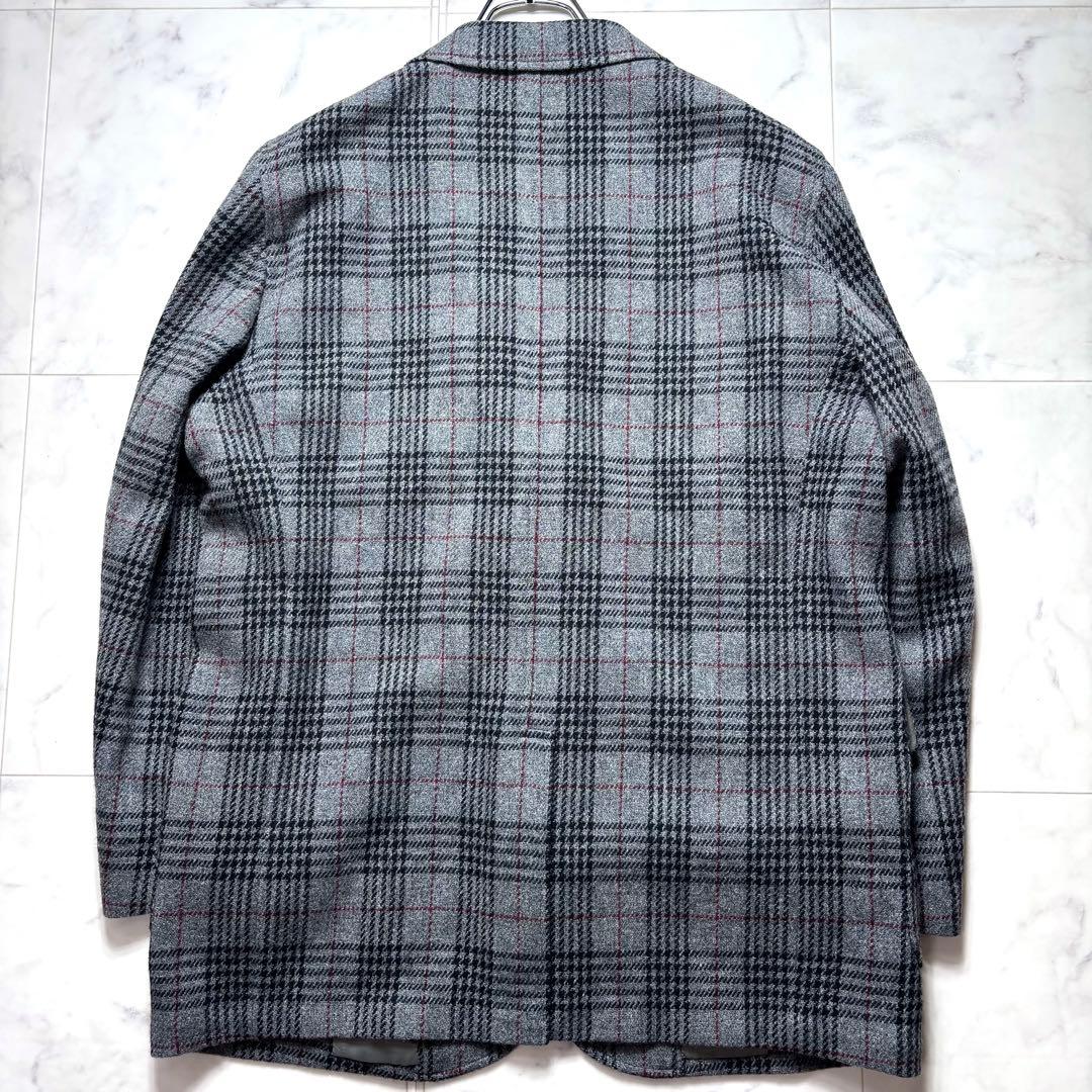 極美品✨ビームスプラス テーラードジャケット ツイード ウール グレンチェック