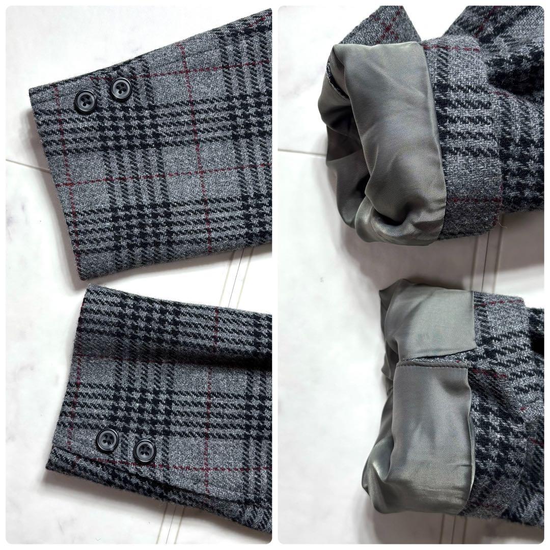 極美品✨ビームスプラス テーラードジャケット ツイード ウール グレンチェック