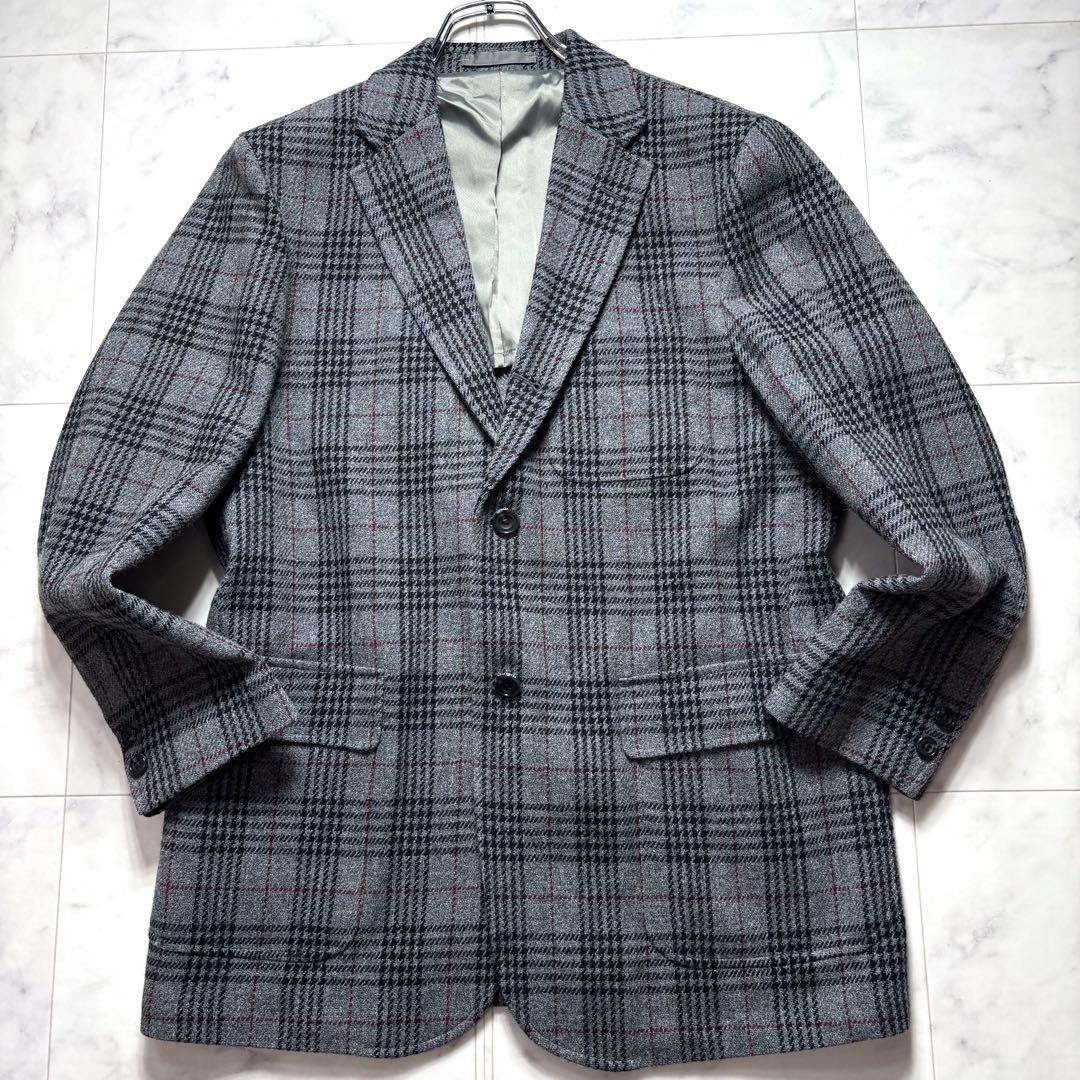 極美品✨ビームスプラス テーラードジャケット ツイード ウール グレンチェック