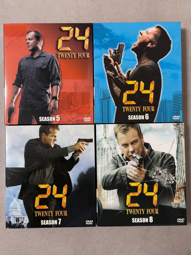 24 TWENTY FOUR DVD全巻（シーズン1-8） コンパクト ボックス