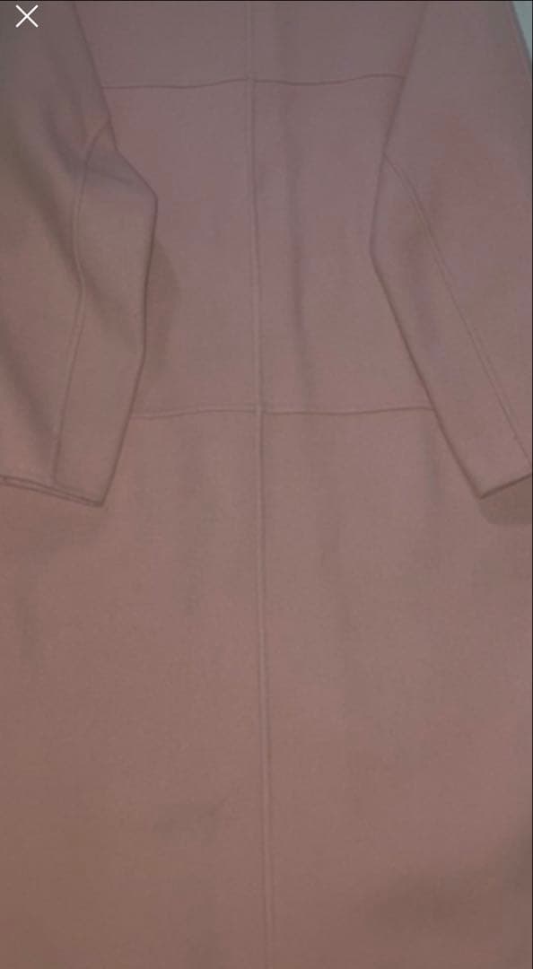 Drawer ドゥロワー　ダブルフェイス ノーカラーメルトンコート　36