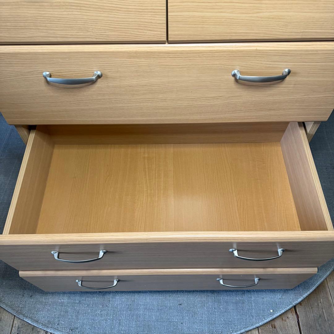 【669】ライトブラウン 4段チェスト